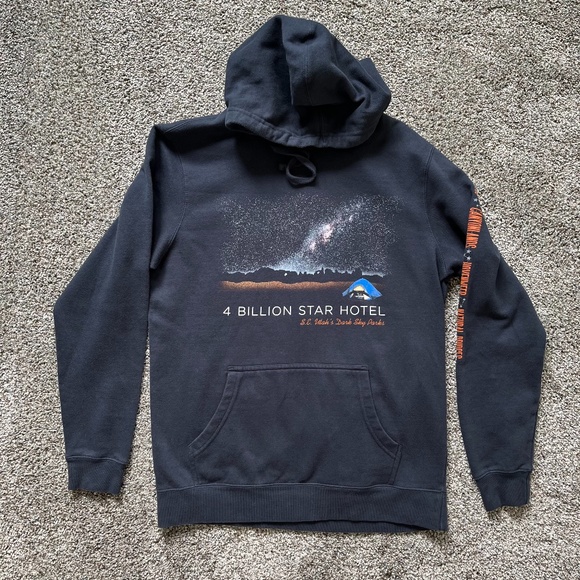 LOVE THE STARS!4 Billion Star Hotel Hoodie, SE Utah's Dark Sky Parks; Men's M - Picture 1 of 10